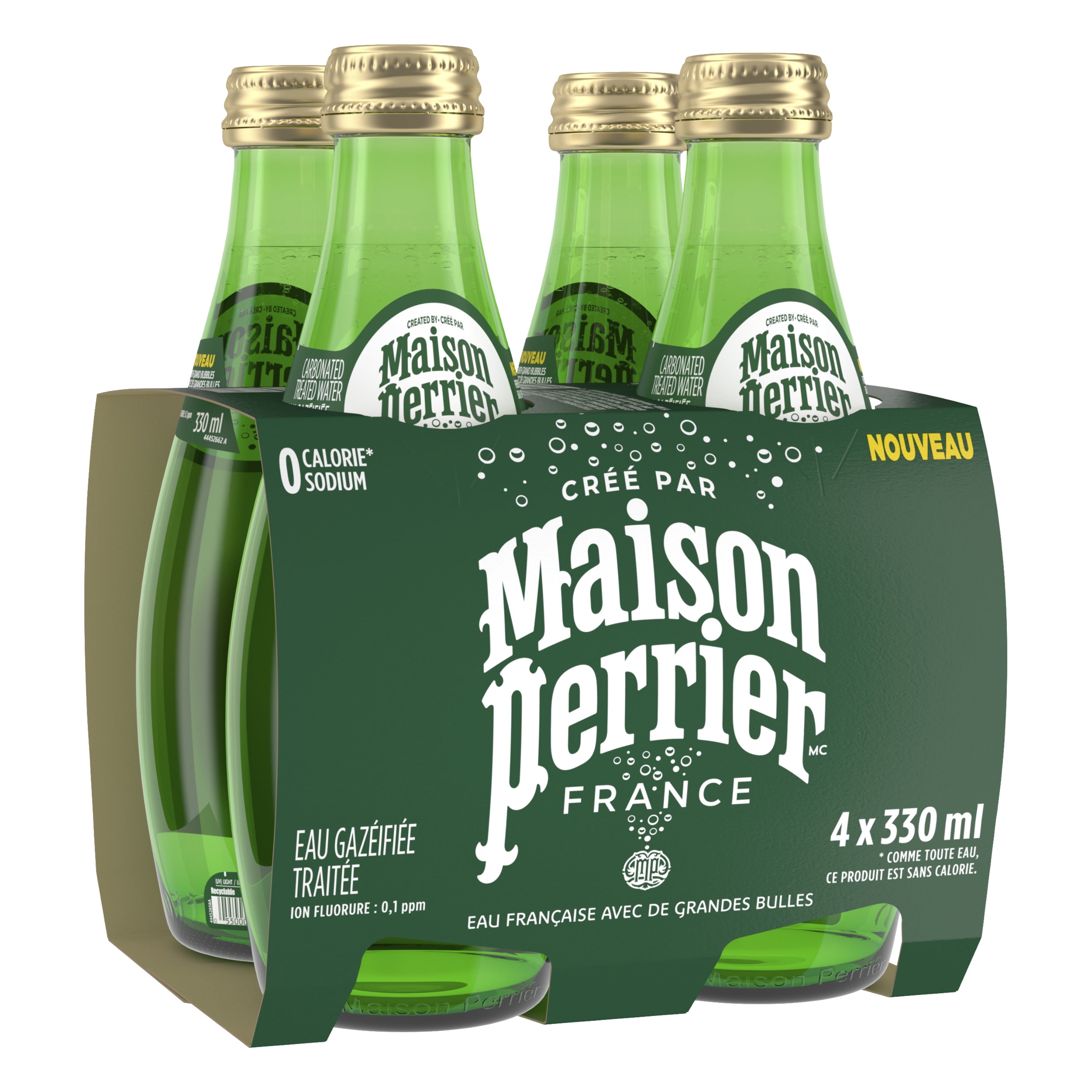 Maison Perrier Unflavoured Glass, a bold expression of French sparkling refinement., 1.3 kg