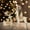 White, variant on Lilgiuy Blue Christmas Reindeer Figurines 2pcs Couple Deer Series Prosperous Sculptures Mini Xmas Deer Statue Animals Table Centerpiece for Home Living Room Office Decor