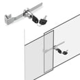 thumbnail image 5 of Uxcell Sliding Glass Door Lock, 6 Pcs Keyed Alike Showcase Lock No Drill Glass Door Lock Large Size, Silver Tone, 5 of 6