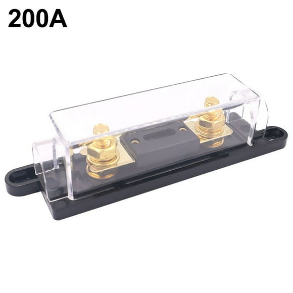 BTOER 1x Fuse Holder Bolt-on Fuse Automotive Fusible Link With Fuse 100 150 200 250 300A Car Replace Accessories