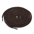 thumbnail image 1 of INSPIRE CHIC Lacet de Botte Unisexe Rond en Corde à Rayures Bicolores 1/5 Épais 90cm / 35.43 Pouces Brun Foncé Café, 1 of 4
