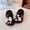 black, variant on New Summer Sweet Puppy Cute Clogs for Children, Ins-style Cartoon Outdoor Versatile Non-slip Slippers for Girls, Comfortable and Versatile
