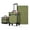 Green, variant on Byootique 2-Piece Makeup Train Case Cosmetic Organizer Kit Rococo Midnight
