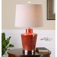 thumbnail image 1 of Uttermost Cornell Brique Lampe de Table Rouge, 1 of 2
