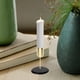 thumbnail image 2 of Portavelas de acero inoxidable con soporte para velas, 4 Uds., 2 of 7