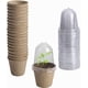 thumbnail image 1 of 20 macetas biodegradables con cúpula de humedad, 2,3 pulgadas, 1 of 5