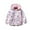 Pink, variant on Godderr Toddler Girls Hooded Outerwear, Kids Spring Fall Jackets Cartoon Print Hooded Spring Fall Outerwear for Kids Toddler 3-8Y