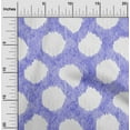 thumbnail image 2 of oneOone Cotton Cambric Medium Purple Fabric Asian Ikat Dress Material Fabric Print Fabric By The Yard 42 Inch Wide, 2 of 4