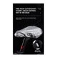 thumbnail image 4 of Funda de asiento de sillín de bicicleta acolchada 3D suave con funda para lluvia Sillines cómodos, negro, 4 of 5