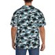 thumbnail image 3 of Fotbe Angry Shark Camisa Estampada de Manga Corta para Hombre, Casual de Verano, Estilo Playero, Sin Arrugas-XX-Large, 3 of 5