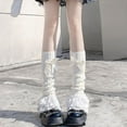 thumbnail image 6 of Lolita Leggings for Women Sweet White Lace Mid Length Socks for Women Lot T, 6 of 9