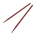 thumbnail image 1 of HILABEE 1 Paire de Baguettes de Batterie Classiques Légères pour Entraînement Acoustique Électronique 5A Rouge, 1 of 9