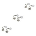 thumbnail image 1 of Guardoinrt Fashionable Look Decorative Curtain Drapery Holdbacks Wide Application silver 3Set, 1 of 6
