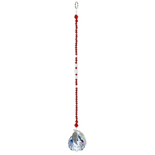 Crystals Ball Prisms Suncatcher for Window Rainbow Maker Ornament Car Rear View Mirror Pendant Car Hanging Ornament