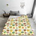 thumbnail image 5 of Honeii Colorful Owls 1 Print Fleece Blanket - Throw Blanket for Bed, Sofa, Couch, Camping, and Travel , Microplush Ultra Soft Warm Blanket-50"x40", 5 of 7