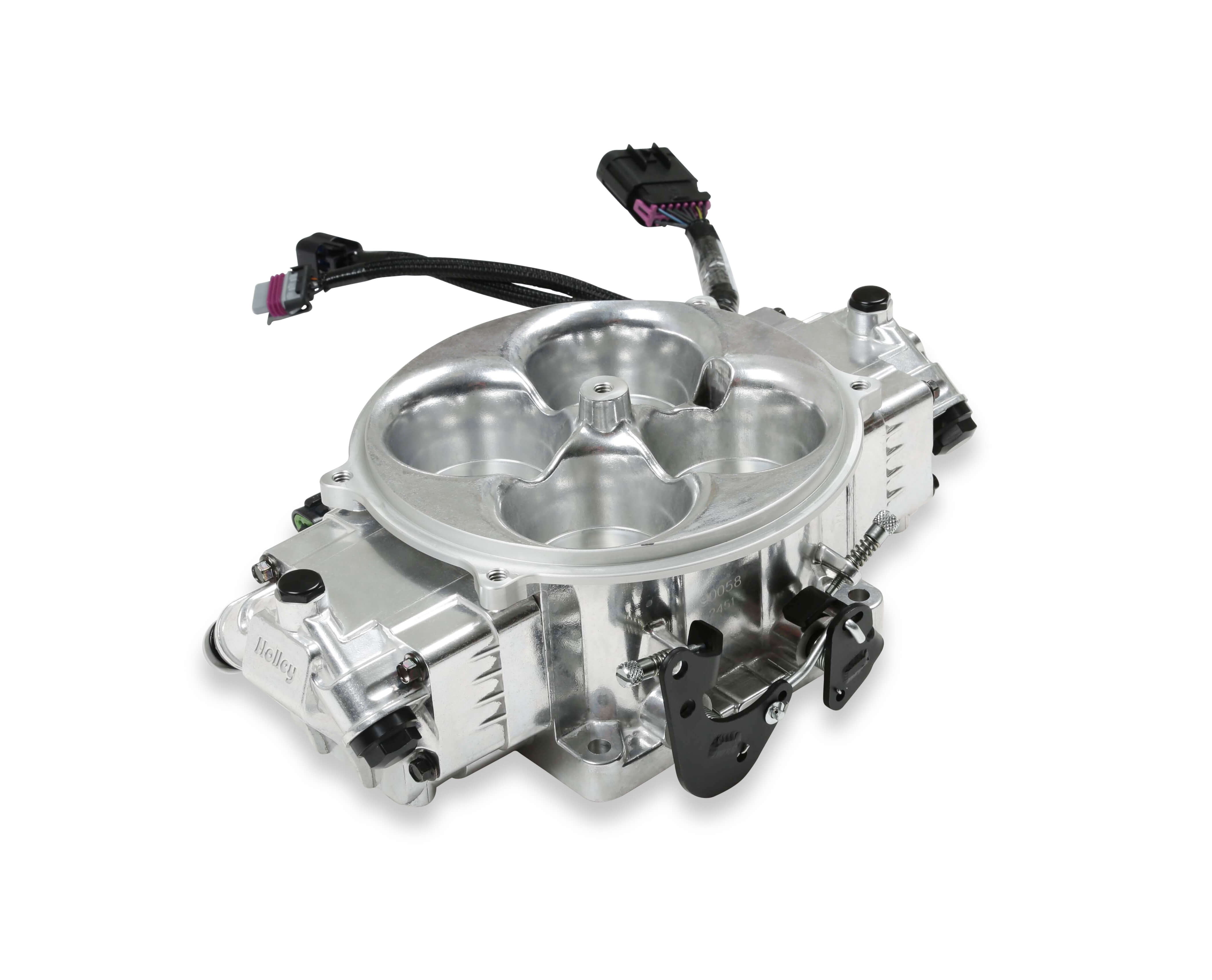 Holley EFI 534-305 Terminator X Stealth 4500 Throttle Body - Shiny