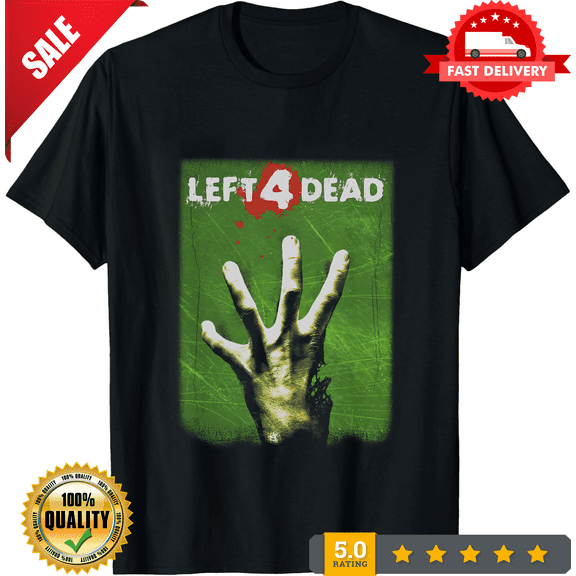 Rare Left 4 Dead T Shirt Graphic 2008 Black Size S-5XL, NEW TRENDING ITEM-TH82623
