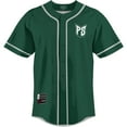 thumbnail image 2 of Men's GameDay Greats  Green Portland State Vikings  Lightweight Baseball Jersey, 2 of 4