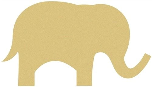 You Are So Loved Elephants MDF Laser Cut Craft Blanks in Various Sizes 