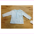 thumbnail image 2 of Little Me Unisex Baby T-shirt, Blue/White, Size 6M, 2 of 2
