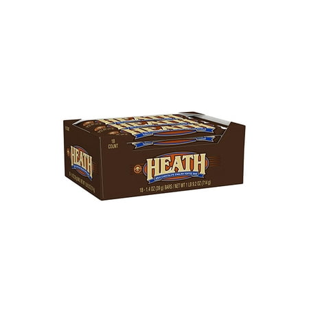 - HEATH Toffee Bar, 1.4 oz, 18 Count