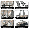thumbnail image 3 of Teacher Tote Bag,Cavalier King Charles Spaniel Dog and Flower Teacher Utility Tote Bag,Large Work Tote Bags for Women with Multiple Pockets,Top Zipper Closure,13.8x10.6x6.7 Inch, 3 of 5