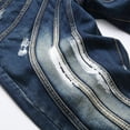 thumbnail image 5 of Men's Spliced Painted Boot Cut Denim Jeans Size 31, 5 of 7
