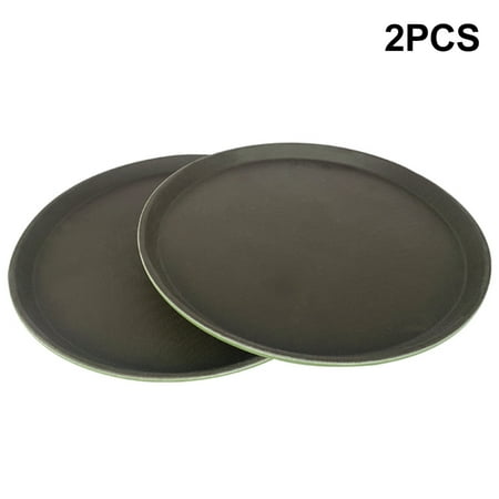 

2pcs Tableware Serving Tray Home Kitchen Bar For Drinks Slip Snack Food