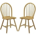 thumbnail image 5 of Yardi Yard Set of 2 Vintage Windsor Wood Chair with Spindle Back for Dining Room, Dining Chairs Set, Dining Room Chair for Kitchen, Dining, Bedroom, Living, 5 of 7