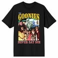 thumbnail image 6 of Goonies Never Say Die Movie Characters Poster Men's Black T-shirt-4XL, 6 of 7