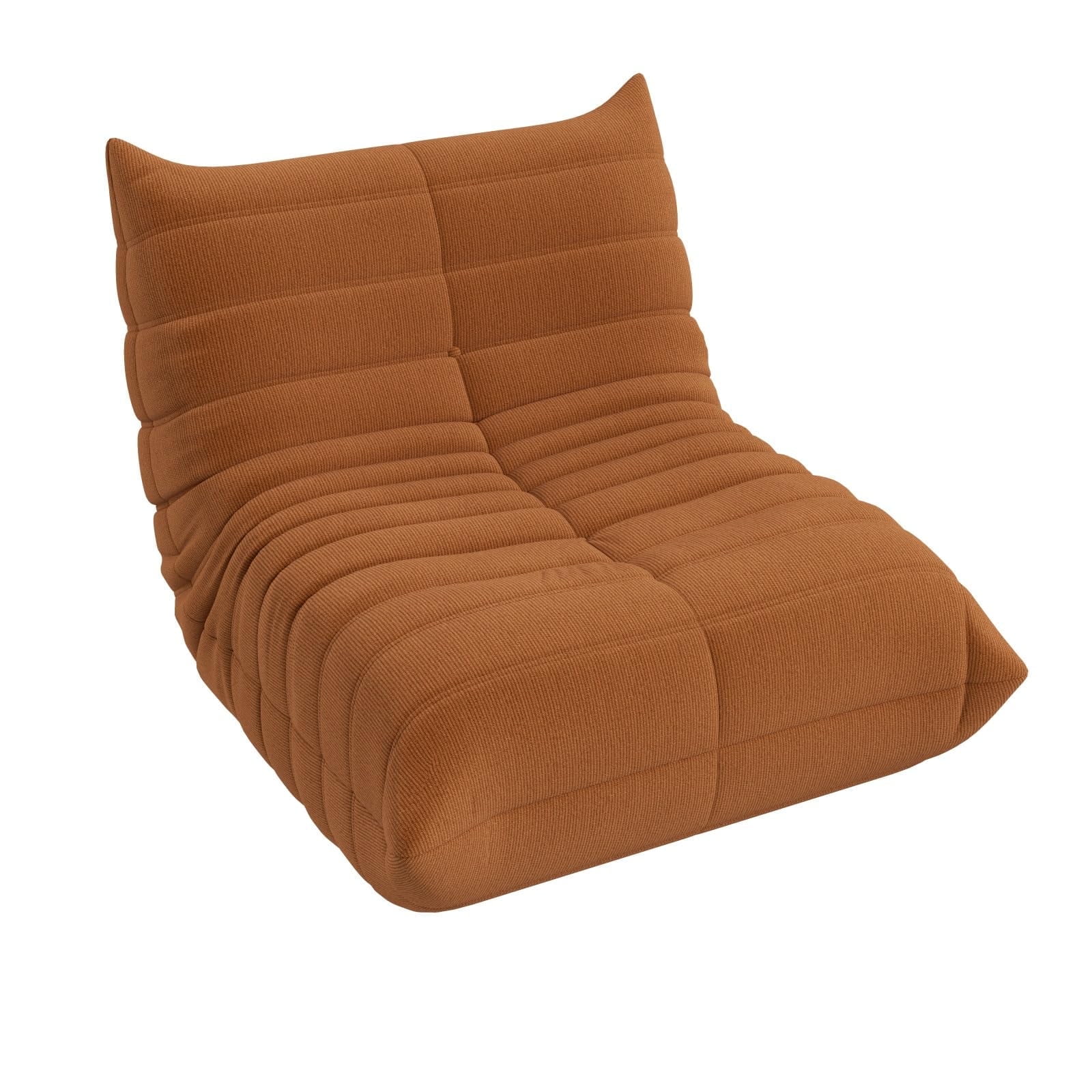 Kinsuite Bean Bag Chairs - Soft Memory Foam Bean Bag Sofa, Beanbag Chairs for Adults with Cat Ear Design, Lazy Sofa Big Bean Bag for Bedroom Living Room Balcony Salon Office, Brown