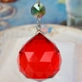 thumbnail image 3 of 2pcs 40mm Vintage Feng Shui Faceted Decorative Colorful Crystal Ball Prisms, 3 of 5