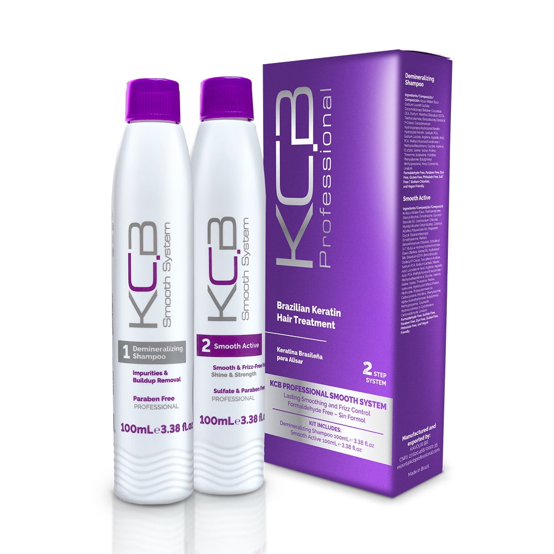 KCB Professional Smooth System, Brazilian Keratin Hair Treatment Kit at