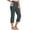 Dark Gray, variant on lmcalzta Yoga Capirs Pants for Women with Pockets High Waisted Quick Drying Capirs Gym Athletic Running Trousers