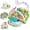 Green, variant on HAOUUCYIN Baby Play Mat, 3 in 1 Baby Activity Play Mat Infant Play Gym Kids Musical Play Crawling Mat, Pink