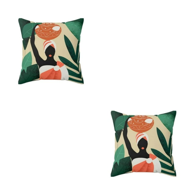 Baohd Home Decoration With Cushion Cover Easy To Clean And Soft Soft Durable Polyester Throw Pillows Cover Pillow Cover W0134-12 2Set