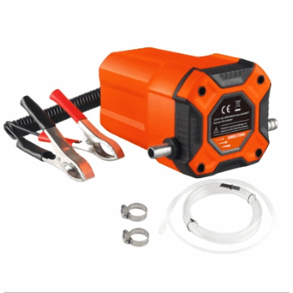 12V Electric Car Oil Pump 60W Self Priming Pump Diesel Fuel Dispenser Pumping Fuel Transfer Engine Oil Suction Pump