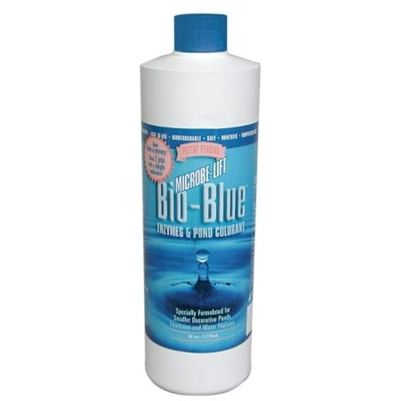 Ecological Labs 16 Oz Microbe-Lift Bio-Bleu MLBB16 - Pack de 12