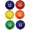 thumbnail image 2 of Blumenthal Lansing Larger Round Buttons, 6 Pack All One Size and Style, Colors Included Blue, Red, Orange, Yellow and Green, 2 of 2