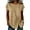 Khaki, variant on Vrorvz Cap Sleeve Blouses Womens Business Work Summer Casual Fashion Clothes Outfits with Button Tops