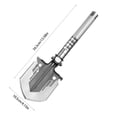 thumbnail image 3 of Pala Plegable Multifuncional para Exteriores, Ideal para Vehículos. Pala de Pesca y Equipo de Camping., 3 of 6