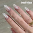 thumbnail image 3 of Uñas blancas perladas, purpurina Aurora, amarillo, rosa, cromo, polvos de luz de luna, concha de Fritillary, pigmento tipo espejo, decoración de uñas en polvo # Y459, 3 of 4