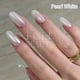 thumbnail image 3 of Uñas blancas perladas, purpurina Aurora, amarillo, rosa, cromo, polvos de luz de luna, concha de Fritillary, pigmento tipo espejo, decoración de uñas en polvo # Y459, 3 of 4