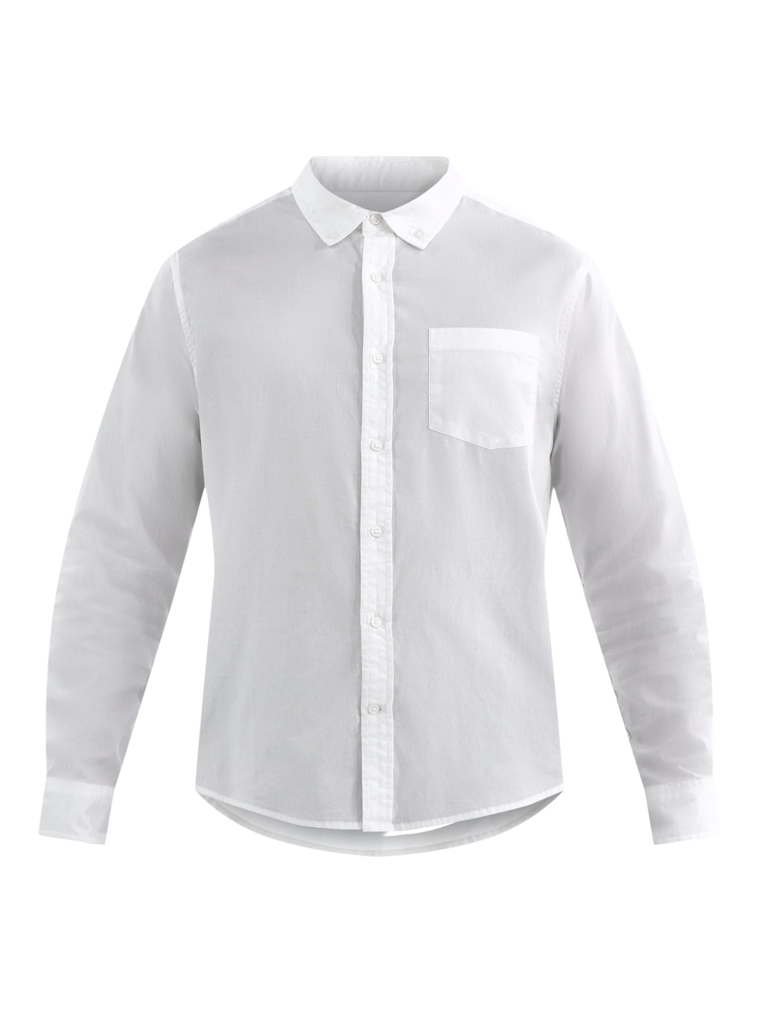 George Men's & Big Men's Classic Fit Poplin Shirt with Long Sleeves, Sizes S-3XL