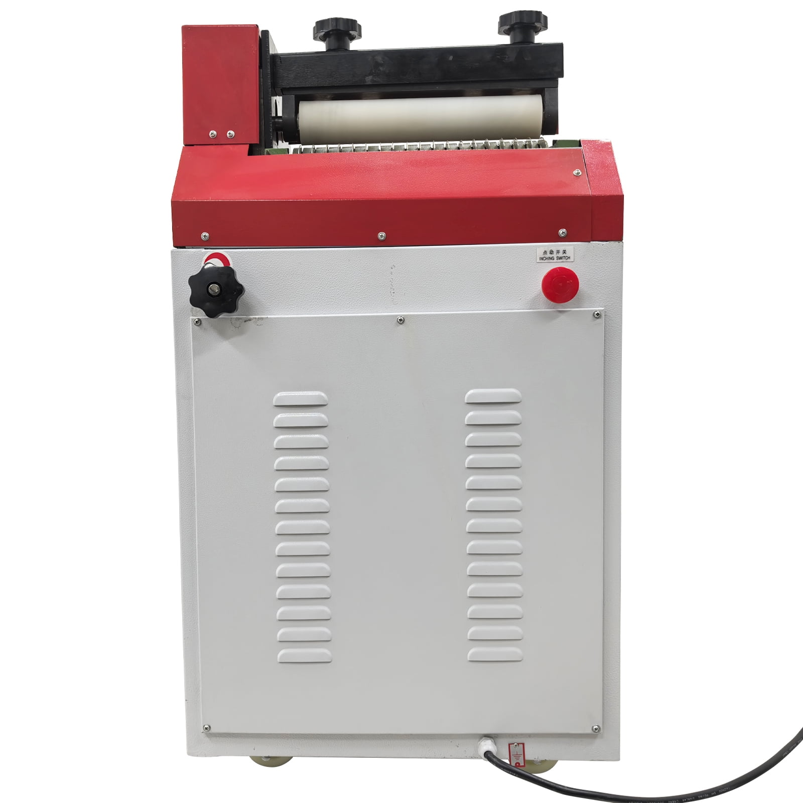11.8IN Stand Type Hot Melt Glue Coating Machine Industrial Glue Applicator for Leather Shoes Stationery 220V