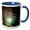 Blue/White, variant on 3drose, Wa, Seattle, Lake Union, 4th of July Holiday - Us48 Wsu1335 - William Sutton, 11oz Mug