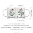 thumbnail image 5 of Koyal Wholesale Santa Claus Ceramic Coffee Mug, Santa's Favorite Lab Technician, 5 of 5