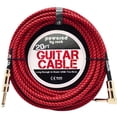 thumbnail image 1 of Cable de Guitarra Rock Negro de 20 Pies sin Zumbidos ni Enredos para Guitarra Eléctrica y Bajo, 1 of 7
