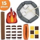 thumbnail image 2 of Kids Camping Toys Plush Toy Campfire,Dramatic Play Toys For Preschool,Sensory Play Camping Toy Set with Plush Felt Fake Sets, 2 of 4