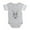 Heather Gray, variant on CafePress - Cute Hipster Easter Bunny - Cute Infant Baby Football Bodysuit
